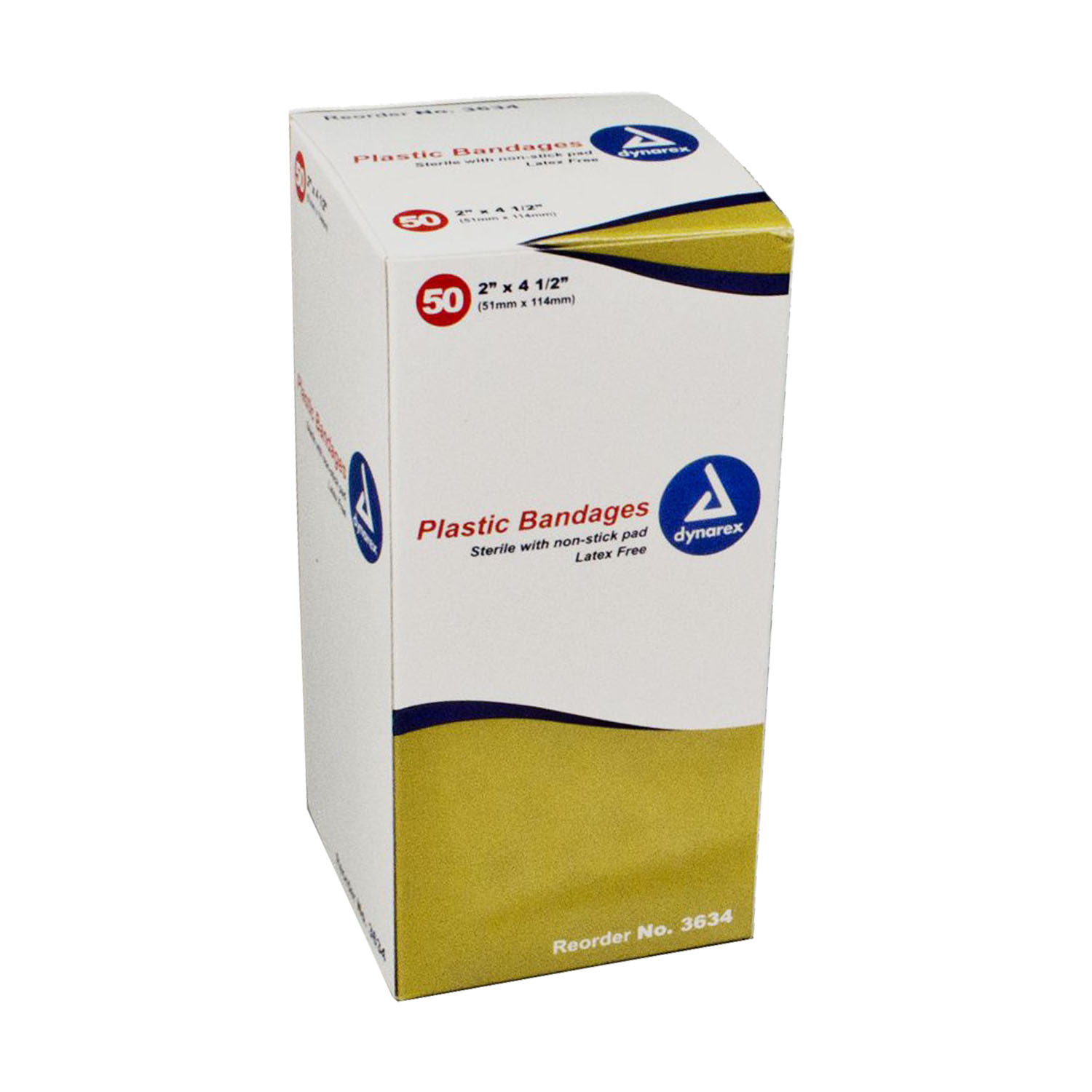 2"x4.5" Elbow & Knee Plastic Bandage, 50 Per Box - Image 2