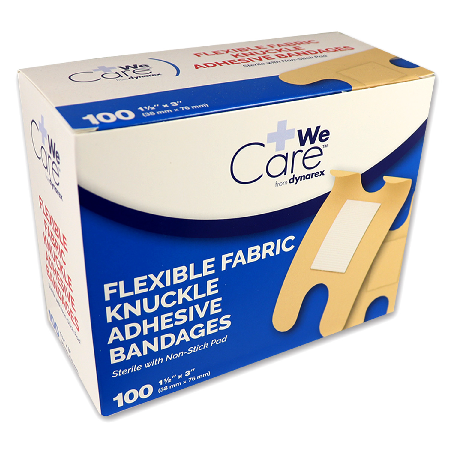 Fabric Knuckle Bandage, 100 Per Box - Image 2