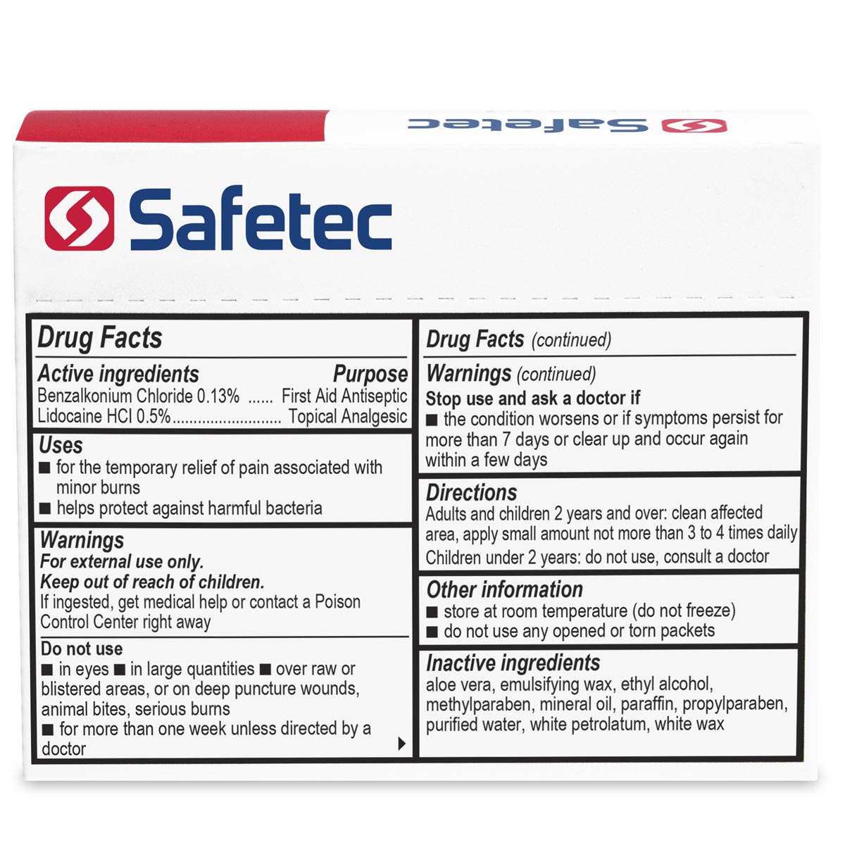 First Aid & Burn Cream .9gm. Pouch, 25 per box - Image 7