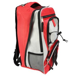 Alternative view of Elite Multi-pocket Hikers Backpack, Red
