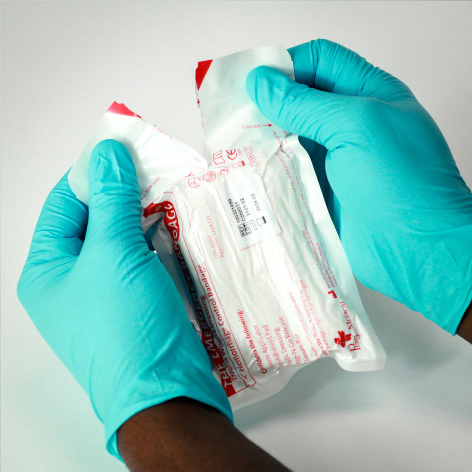4" Emergency Bandage, THE ISRAELI BANDAGE, White - Image 3