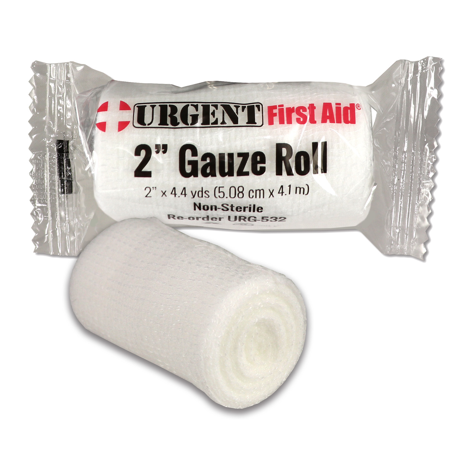 2" x 4.4yds Gauze Roll Bandage - Image 3